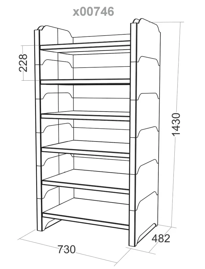 Дісплей блочний 200х6 блоков