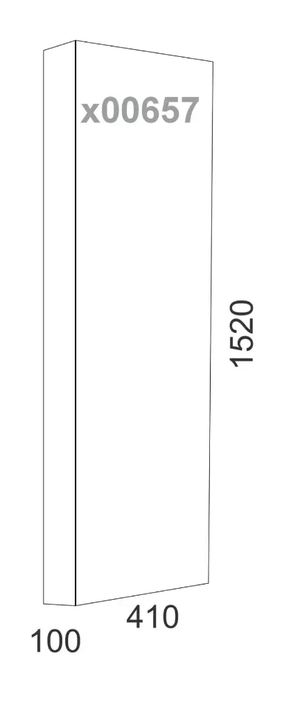 Сенсорматик 410х1520х100