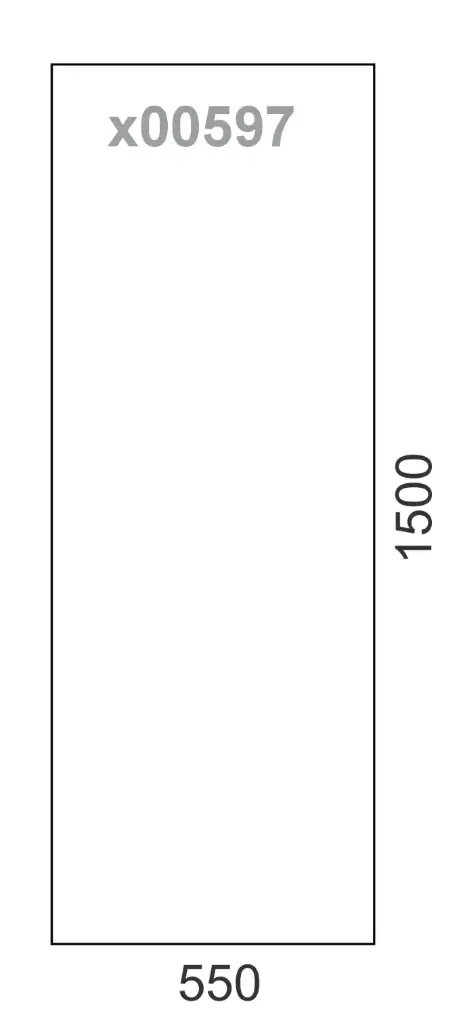 Сенсорматик без граней 550х1500