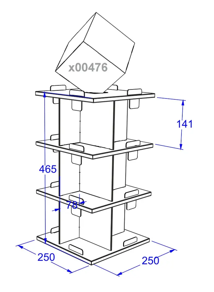 Дисплей картонний Відень