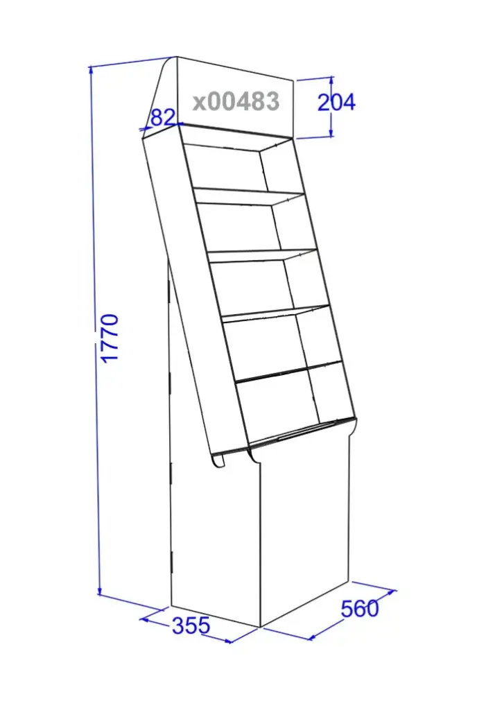 Дисплей картонний Барселона