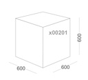 Куб картонний 600мм