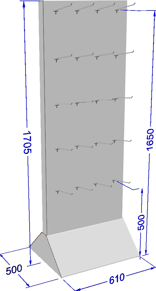 Дисплей з гачками