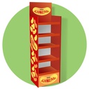 Дисплей картонний  5 полиць