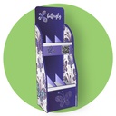 Картонный дисплей на 2 полки