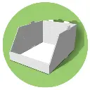 Лоток складський глибокий (коплект 3шт)