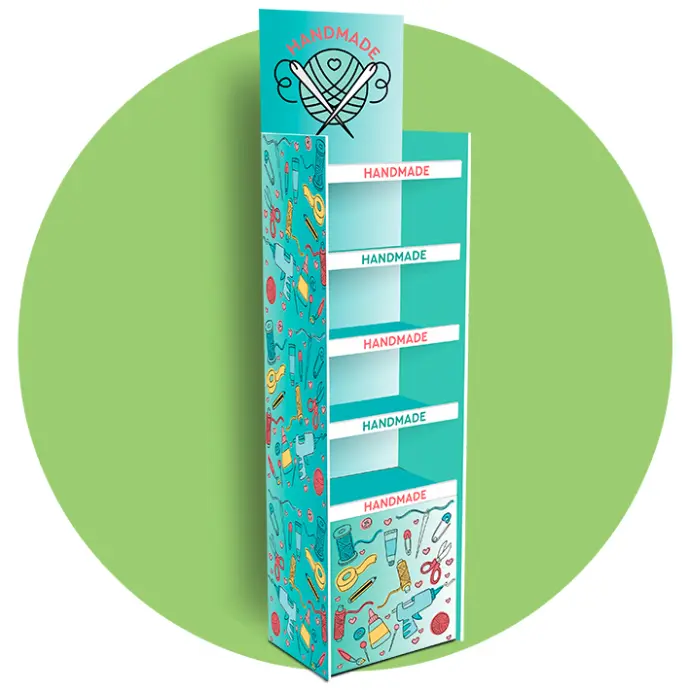 Дисплей картонный 5 полок